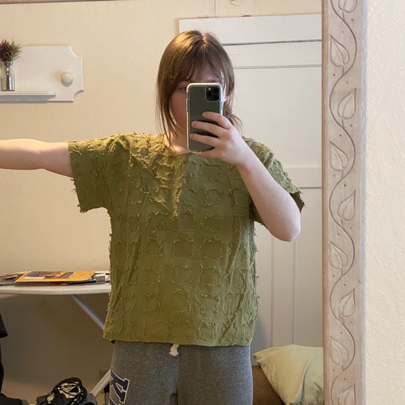 patchwork green tshirt - Picture 4 of 4